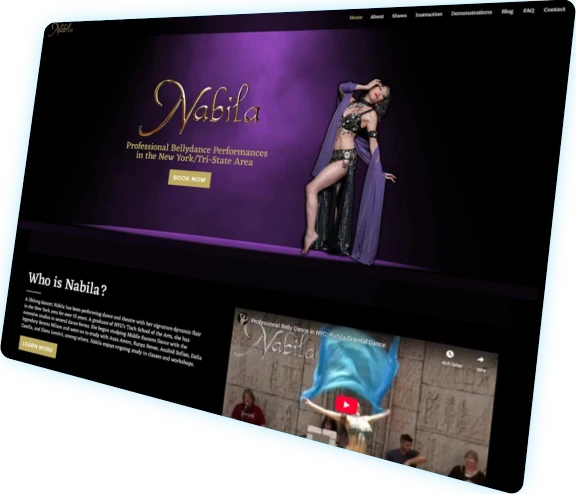 nabila website preview