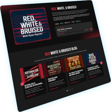 red white and bruised example b